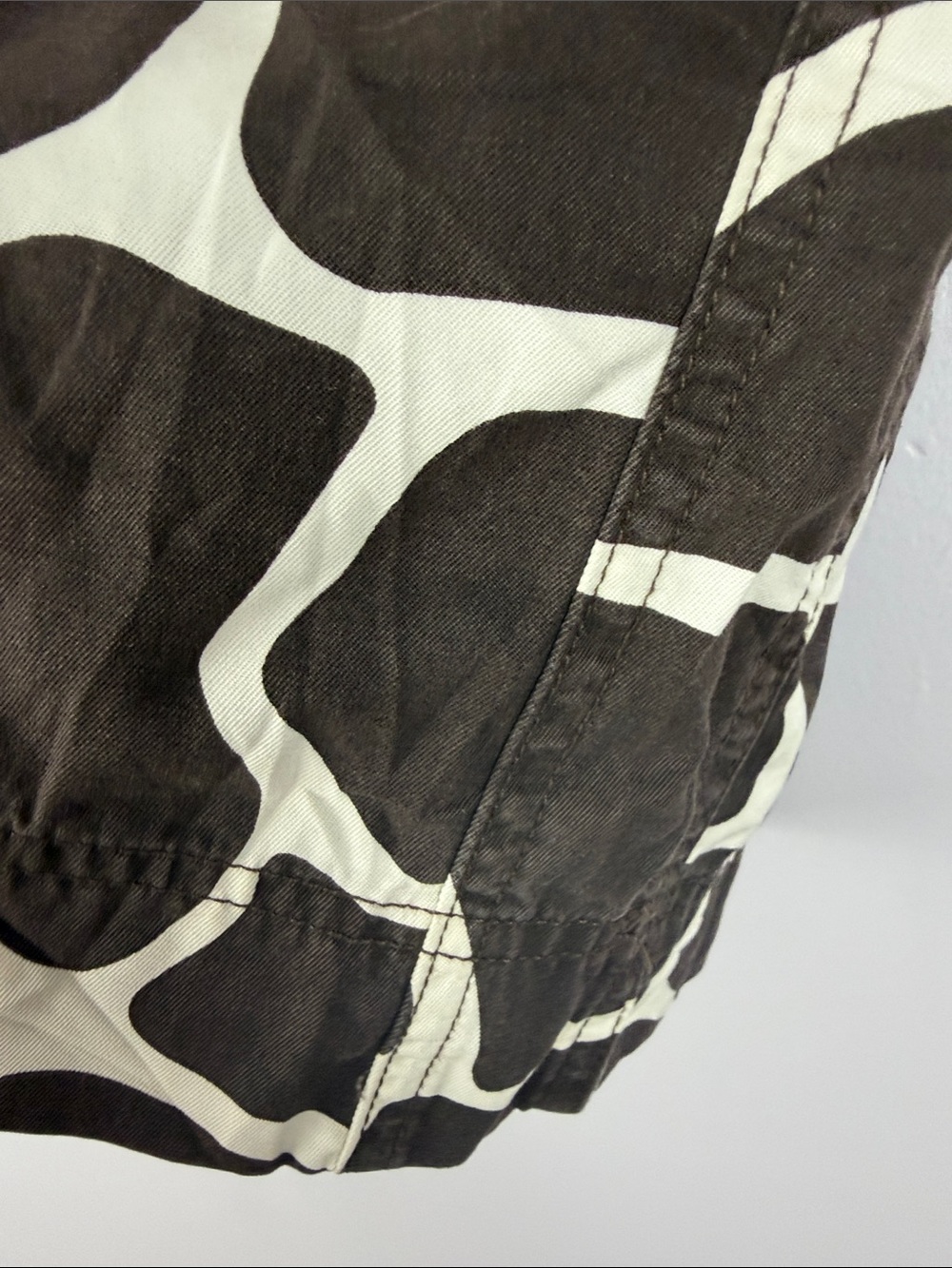 Lands’ End Giraffe Print Cotton Skort Skirt Size 18 Safari Animal Print - Picture 14 of 16